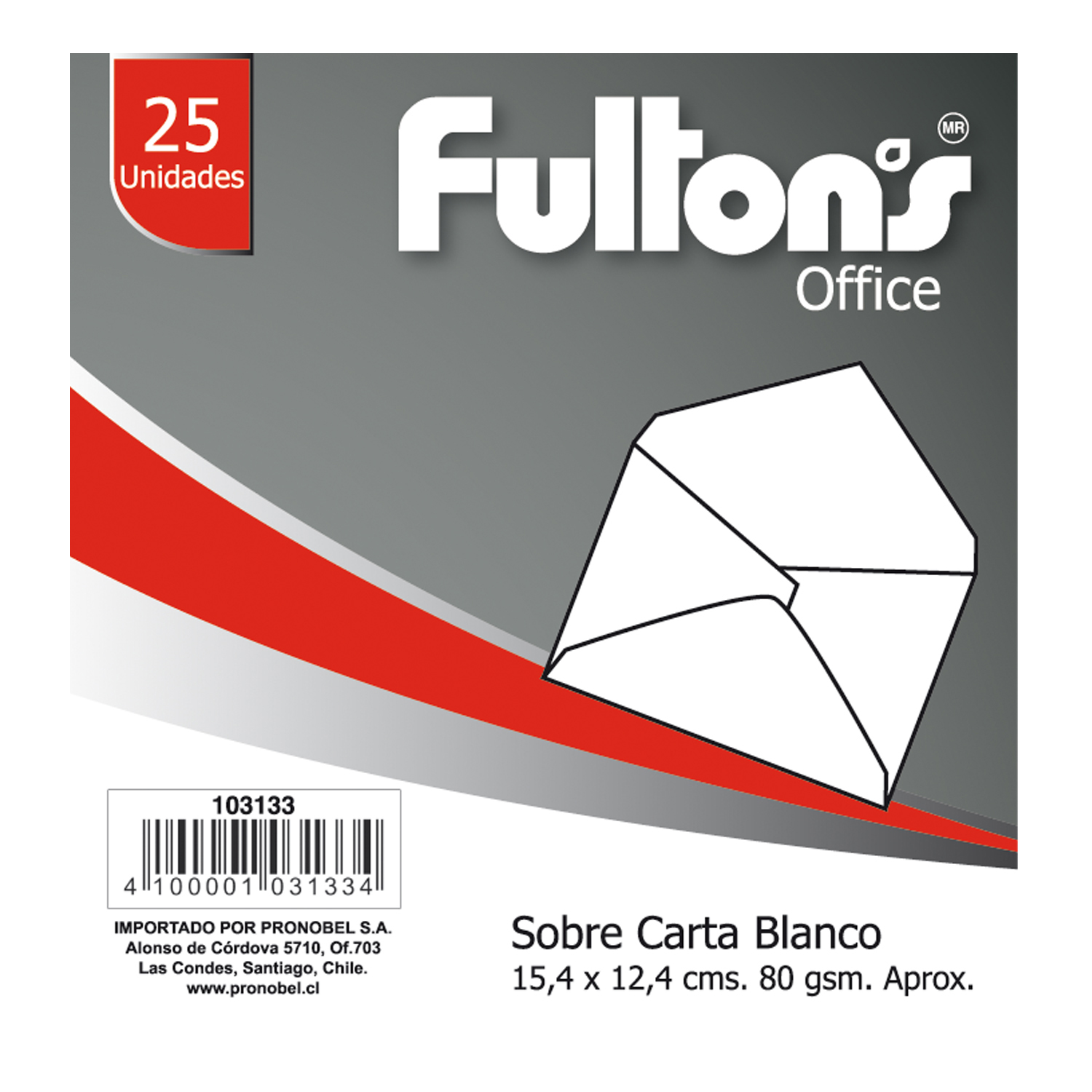 Sobre carta Fulton's Sobre carta Fulton's