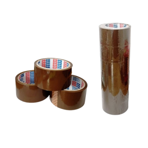 Cinta de embalaje café