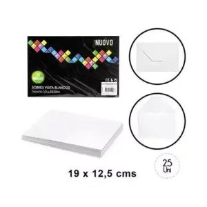 Sobre saco pago 19 x 12,5 cms