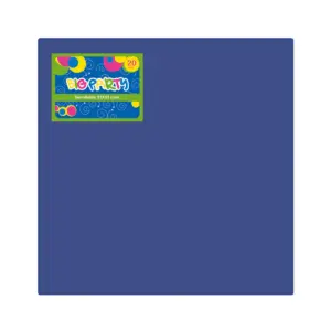 servilleta 20 unidades azul